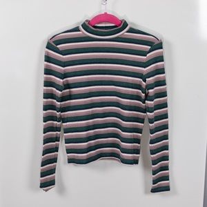 American Eagle Thermal Mock Neck Top